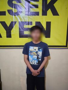 Buat kegaduhan Sambil Bawa Sajam 3 Pemuda di Kayen Pati Diamankan Polisi