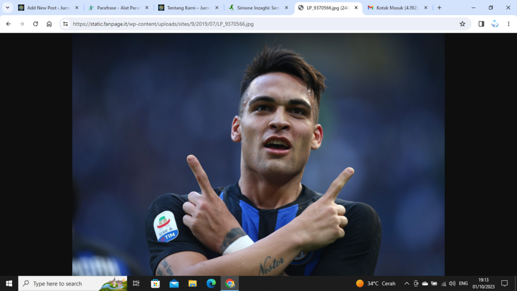 Lautaro Martinez terus bermain tajam bersama Inter Milan, Simone Inzaghi Terus Berharap Seperti Itu