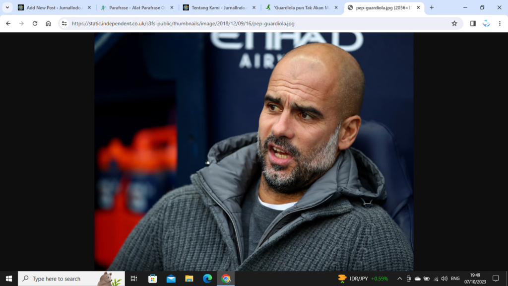 Sekelas Guardiola pun Tak Akan Bisa Selamatnkan MU Saat Ini