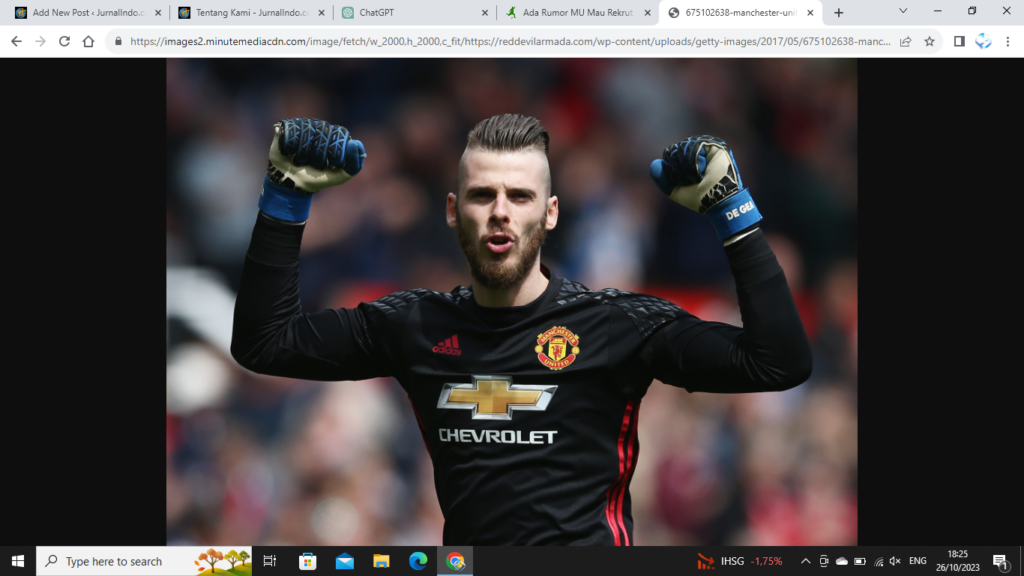 Gak Bisa Move On, Manchester United Pertimbangkan Kembali David De Gea