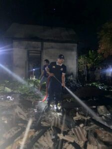 Satu Rumah di Jakenan Terbakar, Ini Penyebabnya.