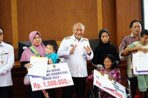 400 Disabilitas Dapat Bantuan dari Dinsos Pati, Ini Tujuannya.
