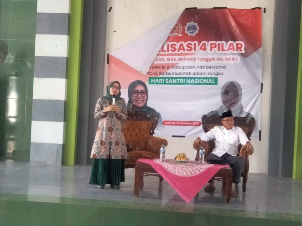 Peringatan HSN, MPR RI Gelar Sosialisasi 4 Pilar Kebangsaan Sebagai Benteng Ketahanan Bernegara.