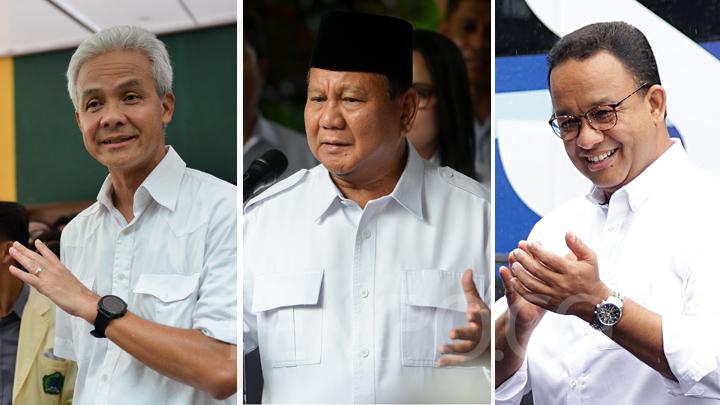 Pemilihan Presiden dan Wakil Presiden (Pilpres) 2024 menjadi perhatian publik tidak hanya dalam ranah politik, tetapi juga hingga ke dunia hiburan (Sumber foto: Tempo)