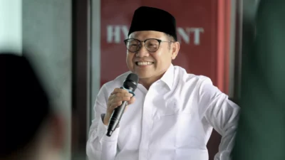 Cawapres nomor urut 1, Abdul Muhaimin Iskandar, yang akrab disapa Cak Imin, menegaskan pentingnya komitmen kampanye damai dalam Pemilu 2024 (Sumber foto: JawaPos)