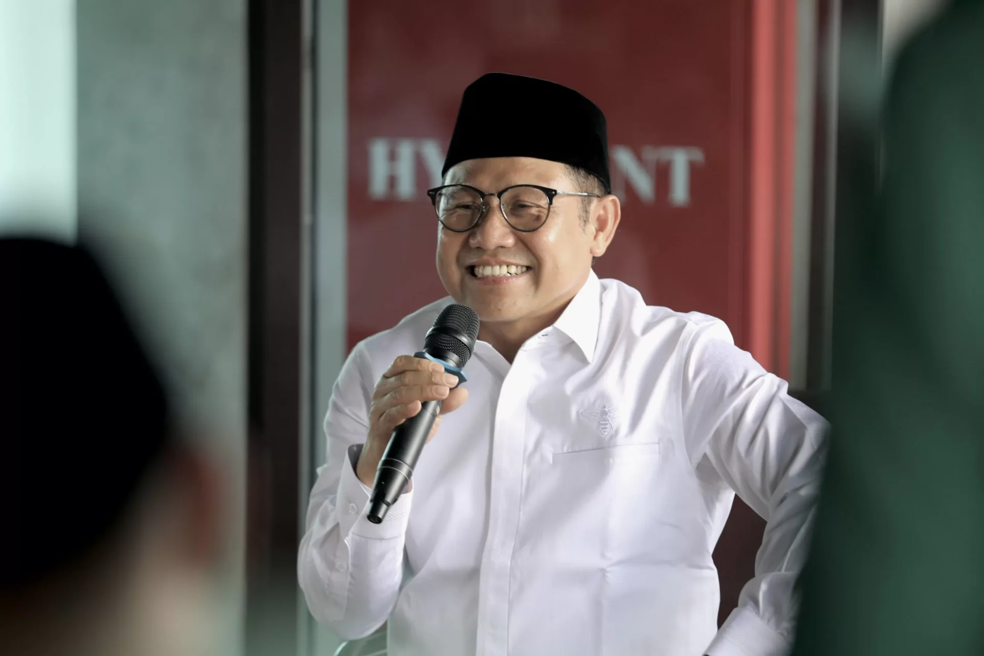 Cawapres nomor urut 1, Abdul Muhaimin Iskandar, yang akrab disapa Cak Imin, menegaskan pentingnya komitmen kampanye damai dalam Pemilu 2024 (Sumber foto: JawaPos)