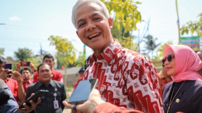 Dukungan terhadap pasangan calon presiden dan wakil presiden Ganjar Pranowo-Mahfud MD di Pemilihan Presiden 2024 terus berkembang di Jawa Barat (Sumber foto: Antara)