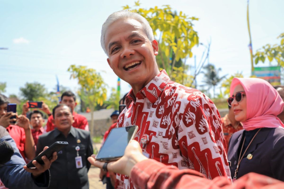 Dukungan terhadap pasangan calon presiden dan wakil presiden Ganjar Pranowo-Mahfud MD di Pemilihan Presiden 2024 terus berkembang di Jawa Barat (Sumber foto: Antara)