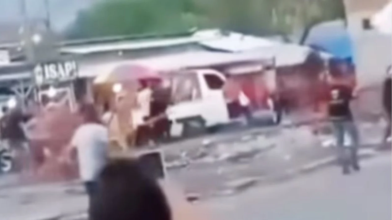Kronologi Bentrokan Massa Pro Israil di Kota Bitung (sumber foto : viva)