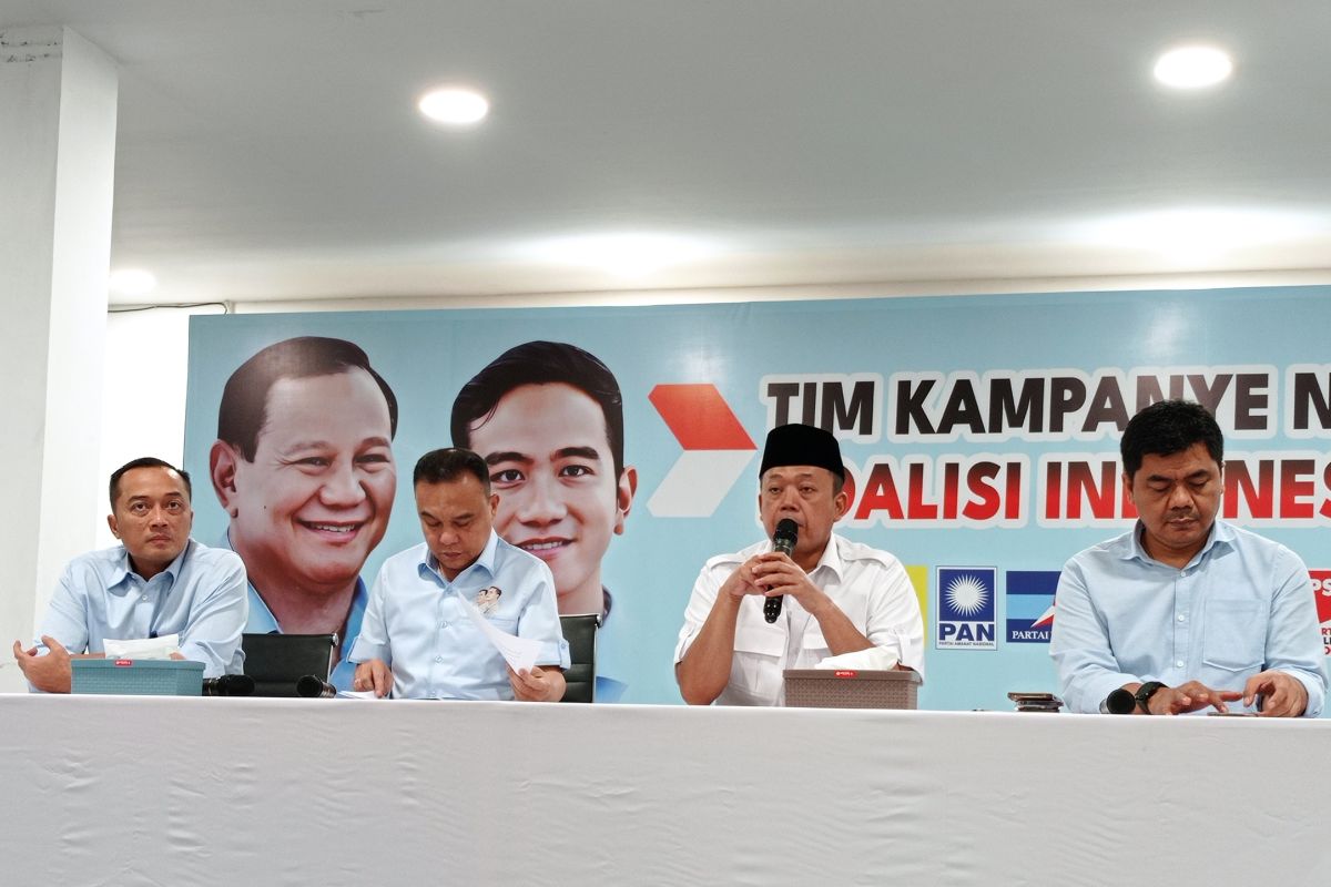Sekretaris Tim Kampanye Nasional (TKN) Prabowo-Gibran, Nusron Wahid, mengungkapkan pandangannya bahwa kondisi Indonesia saat ini tidak dalam keadaan (Sumber foto: Antara)