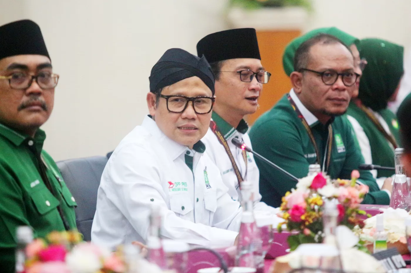 Calon Wakil Presiden dari Koalisi Perubahan, Muhaimin Iskandar alias Cak Imin, memberikan pesan khusus kepada penyelenggara Pemilu 2024, (Sumber foto : JawaPos)