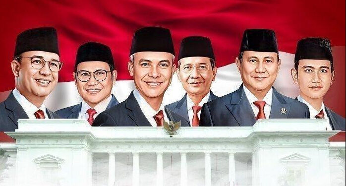 Hasil Survei LSJ Pemilu 2024 (Sumber Foto. Tribunnews Medan)