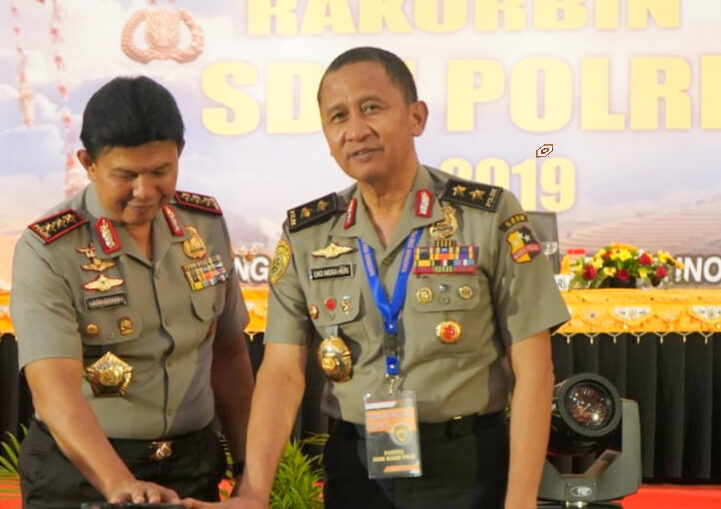 STaf Sumber Daya Manusia (SSDM) Polri menggelar Rapat Koordinasi Pembinaan (Rakorbin). (Sumber foto. Surabayapos)