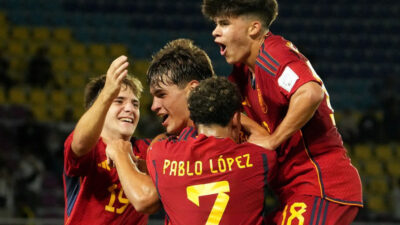 Spanyol Jadi Juara Grup, Bermain Imbang 2-2 melawan Uzbekistan di Piala Dunia U-17 2023