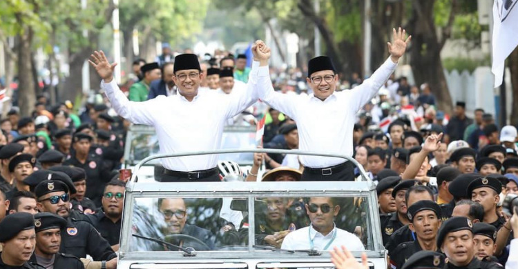 Pasangan calon presiden dan wakil presiden Anies Baswedan dan Muhaimin Iskandar, yang dikenal sebagai Anies-Cak Imin, memberikan kritik (Sumber foto: Rakyat merdeka)