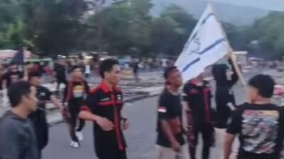 Awal Mula Kejadian Bentrok Massa Pro IIsrail di Kota Bitung (sumber foto : makassar terkini)