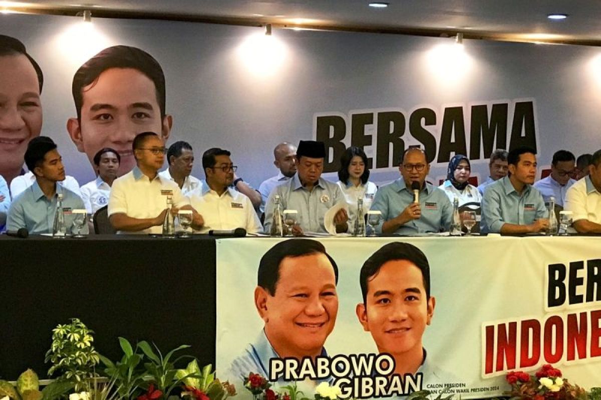 Dalam persiapan menuju Pilpres 2024, Tim Kampanye Nasional (TKN) Prabowo Subianto-Gibran Rakabuming Raka telah mengumumkan daftar lengkap (Sumber foto : Antara)