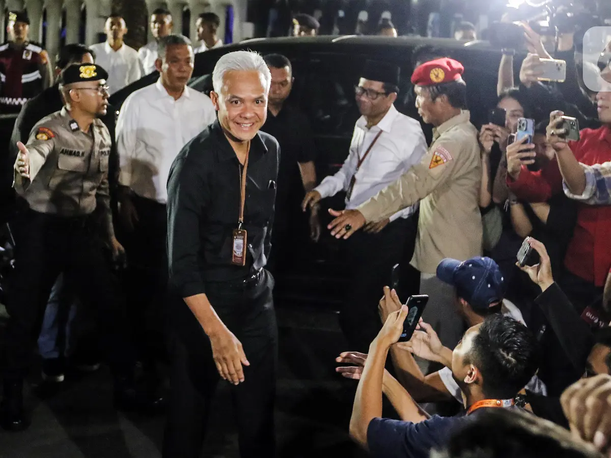 Calon Presiden nomor urut 3, Ganjar Pranowo, memiliki dua agenda kegiatan kampanye pada Senin (11/12/2023), menjelang debat perdana calon (Sumber foto: Liputan6)