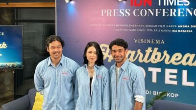 Film "Heartbreak Motel" dipastikan menjadi salah satu proyek terpanas dengan menghadirkan trio aktor papan atas, Laura Basuki, Reza Rahadian (Sumber foto: IDN Times)