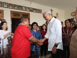 Ganjar Pranowo Silaturahmi di Gereja-gereja Solo Sambut Natal 2023