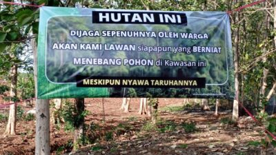 Tolak Kerusakan Hutan, Warga Wedusan Siap Pasang Badan
