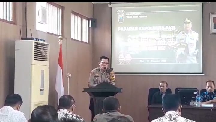 Kasus kriminal di Kabupaten Pati tahun 2023 mengalami kenaikan hingga 50 persen jika dibandingkan dengan tahun lalu. Hal tersebut disampaikan (jurnalindo.com)