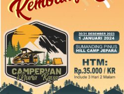 Sambut Tahun Baru 2024, Komunitas Campervan Muria Raya Gelar Camping di Sumanding Pinus Jepara