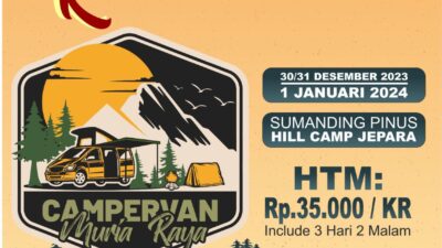 Sambut Tahun Baru 2024, Komunitas Campervan Muria Raya Gelar Camping di Sumanding Pinus Jepara