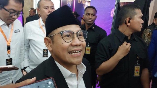 Calon Wakil Presiden (Cawapres) nomor urut 1, Muhaimin Iskandar, menyatakan keyakinannya bahwa tak mungkin ada pasangan calon presiden (Sumber foto: Detik.com)