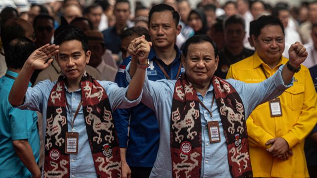 Calon presiden nomor urut 2, Prabowo Subianto, mendapati dirinya dalam sorotan setelah Koalisi Masyarakat untuk Pemilu Bersih memutuskan untuk melaporkannya (Sumber foto : BBC)