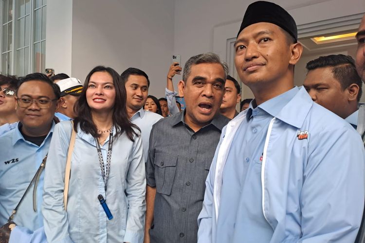 Wakil Ketua Tim Kampanye Nasional (TKN) Prabowo Subianto - Gibran Rakabuming Raka, Ahmad Muzani, menegaskan bahwa pihaknya masih membuka saluran komunikas (Sumber foto : Kompas)