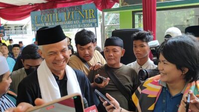 Ganjar Pranowo Memulai Tahun Baru 2024 dengan Kampanye di Semarang
