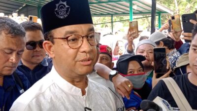 Gubernur DKI Jakarta periode 2017-2022, Anies Baswedan, mengunjungi Provinsi Sulawesi Selatan (Sulsel) sebagai bagian dari rangkaian kampanye untuk Pemilihan Presiden 2024 (Sumber foto : RMOL)