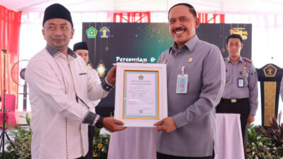 Peresmian Pondok Pesantren Rutan Cipinang (Sumber Foto. Kemnkumham)