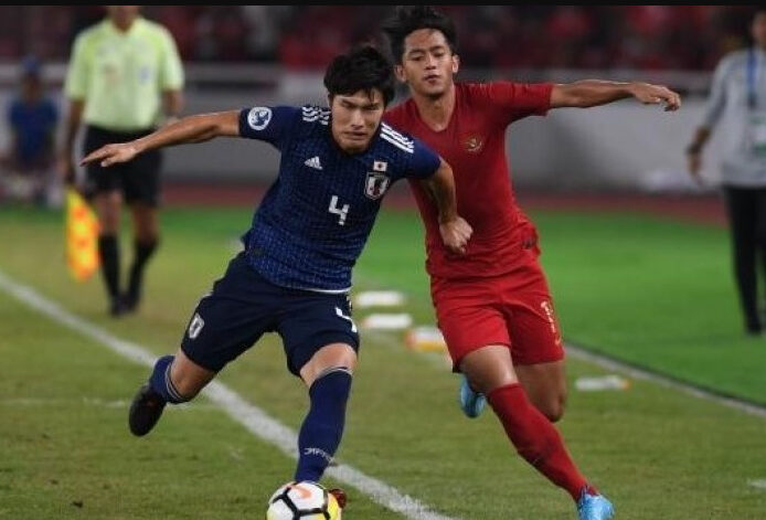 Jepang Vs Indonesia (Sumber Foto. bolatimes)