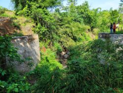 Jembatan Penghubung Dua Desa di Tlogowungu Mangkrak