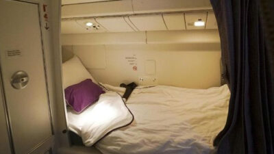 Tempat tidur Pilot dan Pramugari(Sumber Foto.matasulsel.com)