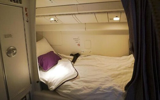 Tempat tidur Pilot dan Pramugari(Sumber Foto.matasulsel.com)