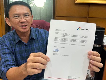 Pada tanggal 2 Februari 2024, Basuki Tjahaja Purnama alias Ahok mengundurkan diri dari jabatannya sebagai Komisaris Utama PT Pertamina (Persero). Keputusan ini diambil (Sumber foto : CNBC)