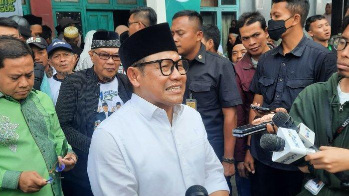 Muhaimin Iskandar, yang akrab disapa Cak Imin, calon wakil presiden (cawapres) dari kubu 01 dan saat ini menjabat sebagai wakil ketua DPR, menegaskan bahwa ia (Sumber foto : Tribunnews)