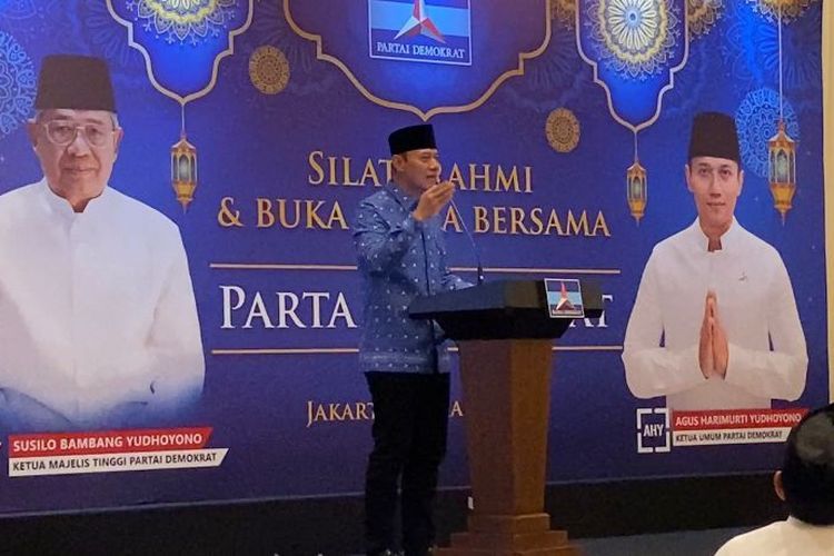 Ketua Umum Partai Demokrat, Agus Harimurti Yudhoyono (AHY), dengan tulus mengakui tanggung jawab penuh atas kegagalan partainya dalam (Sumber foto : Kompas)