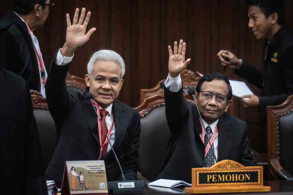 Pasangan calon presiden dan wakil presiden nomor urut 03, Ganjar Pranowo-Mahfud Md., telah mengajukan permohonan sengketa Pilpres (Sumber foto: Chatnews)