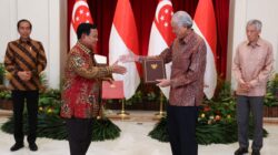 Presiden Joko Widodo atau Jokowi menerima kunjungan kerja Perdana Menteri Singapura Lee Hsien Loong di Istana Kepresidenan Bogor, Jawa Barat (Sumber foto : Media Indonesia)