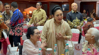 Presiden Terpilih Republik Indonesia, Prabowo Subianto (72), menghadiri acara perayaan ulang tahun adik kandung almarhum Ibu Tien Suharto (Sumber foto : Kumparan)