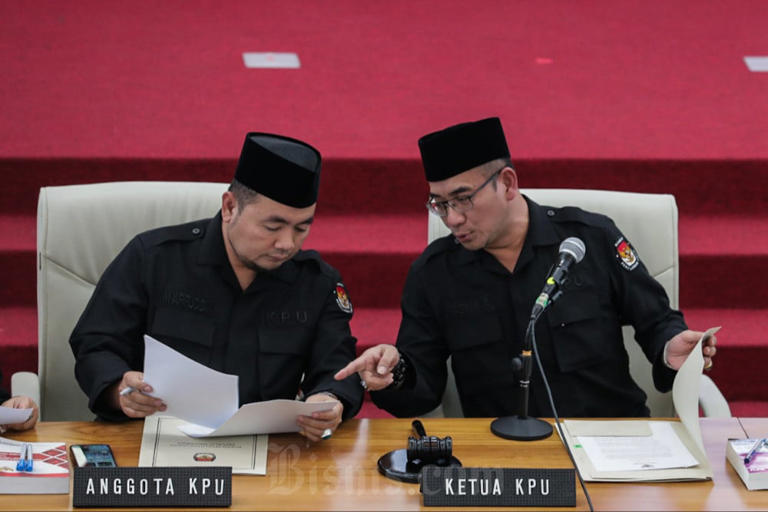 Kepolisian Republik Indonesia (Polri) telah mengerahkan 4.266 personel gabungan untuk mengamankan proses penetapan Prabowo Subianto-Gibran (Sumber foto : Bisnis.com)