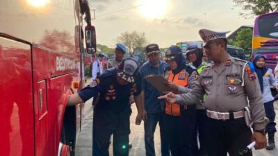 Jaga Keselamatan Pemudik, Dishub Pati Lakukan operasi Kendaraan Umum di Berbagai Terminal