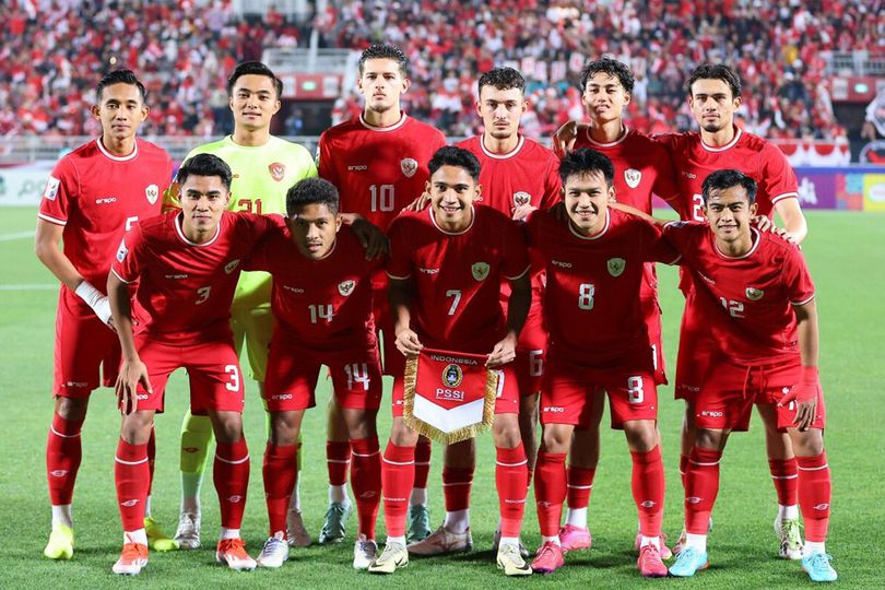 Timnas U-23 Indonesia meraih kemenangan gemilang dengan mengalahkan Yordania U-23 dengan skor 4-1 pada matchday ketiga Grup A Piala Asia U (Sumber foto : BolaNet)