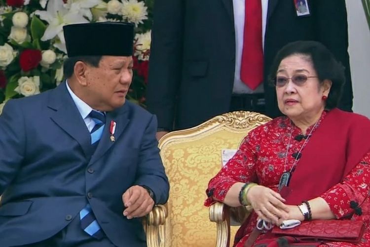 Ketua Umum PDIP, Megawati Soekarnoputri, dan Ketua Umum Gerindra, Prabowo Subianto, tampak kompak dalam menyikapi Pilkada Jakarta 2024 9Sumber foto ; Kompas.com)