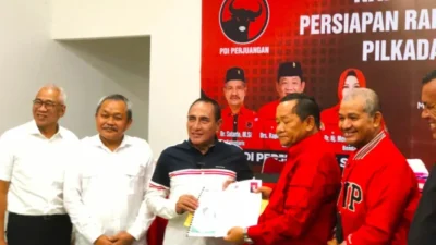 Calon petahana Gubernur Sumatera Utara (Sumut), Edy Rahmayadi, menyoroti persepsi seputar pemilihan gubernur (Pilgub) yang dianggap seperti (Sumber foto : Viva)