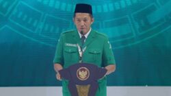 Ketua Umum Gerakan Pemuda (GP) Ansor yang baru dilantik, Addin Jauharudin, menegaskan bahwa Presiden RI Joko Widodo (Jokowi) dianggap (sumber foto : Kompas)